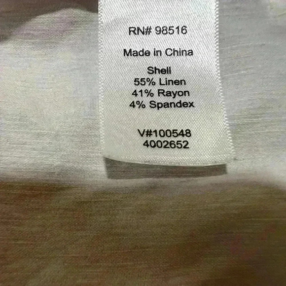 Coldwater Creek Off White Light Jacket - Size 8 - Picture 8 of 8